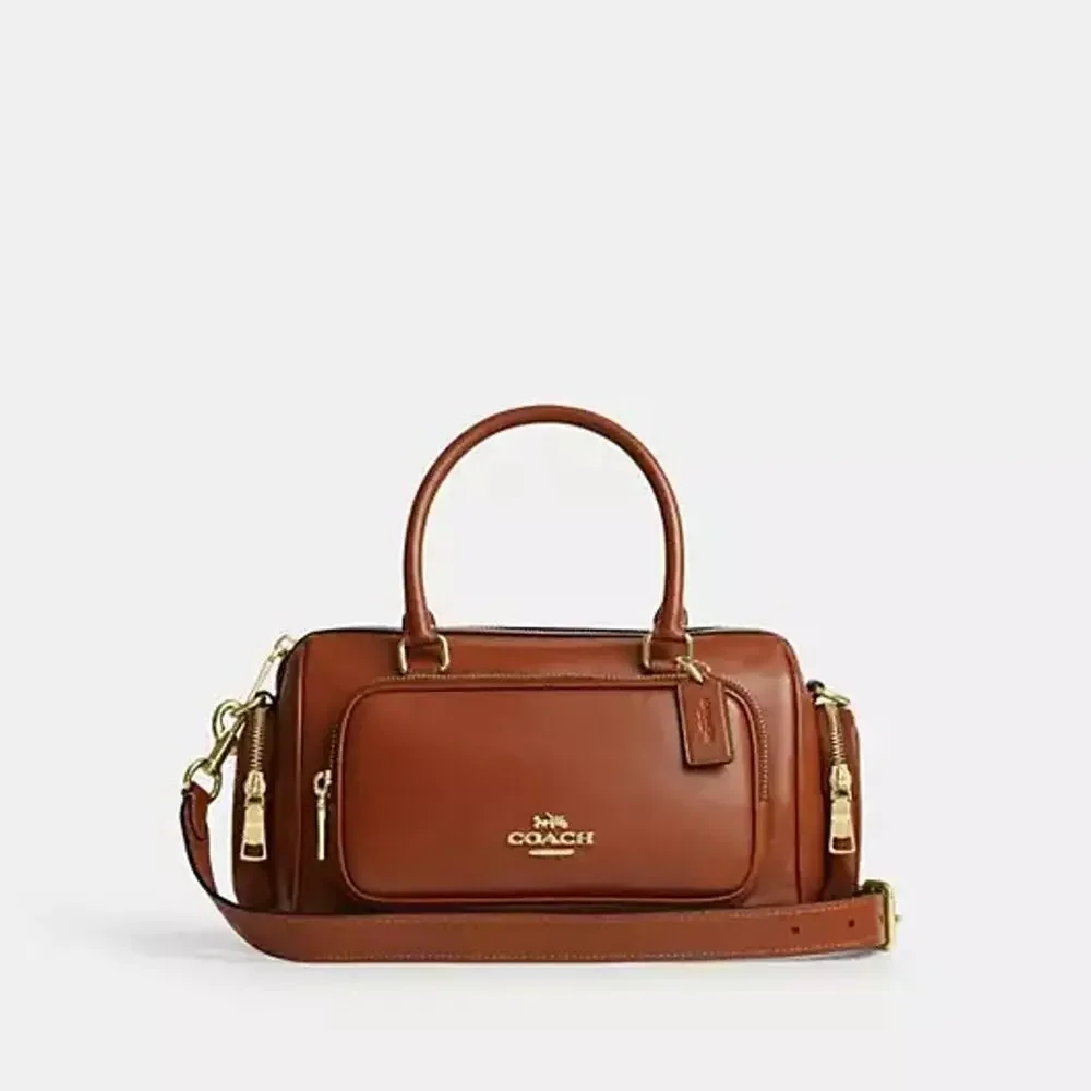 NEW‼️Coach Rowan Satchel Bag With Pockets CES79